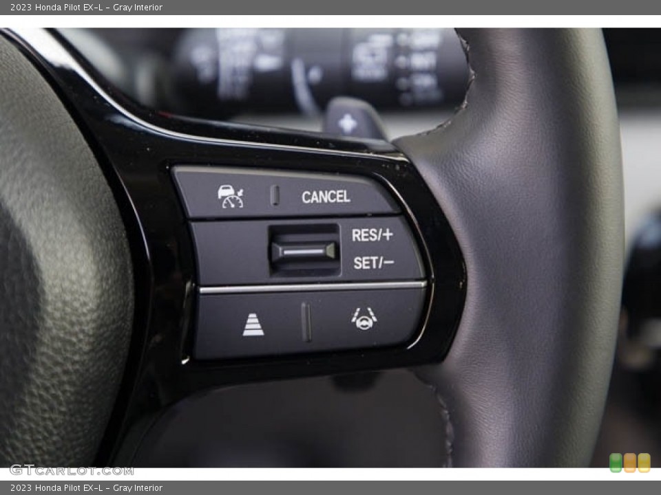 Gray Interior Steering Wheel for the 2023 Honda Pilot EX-L #145792831