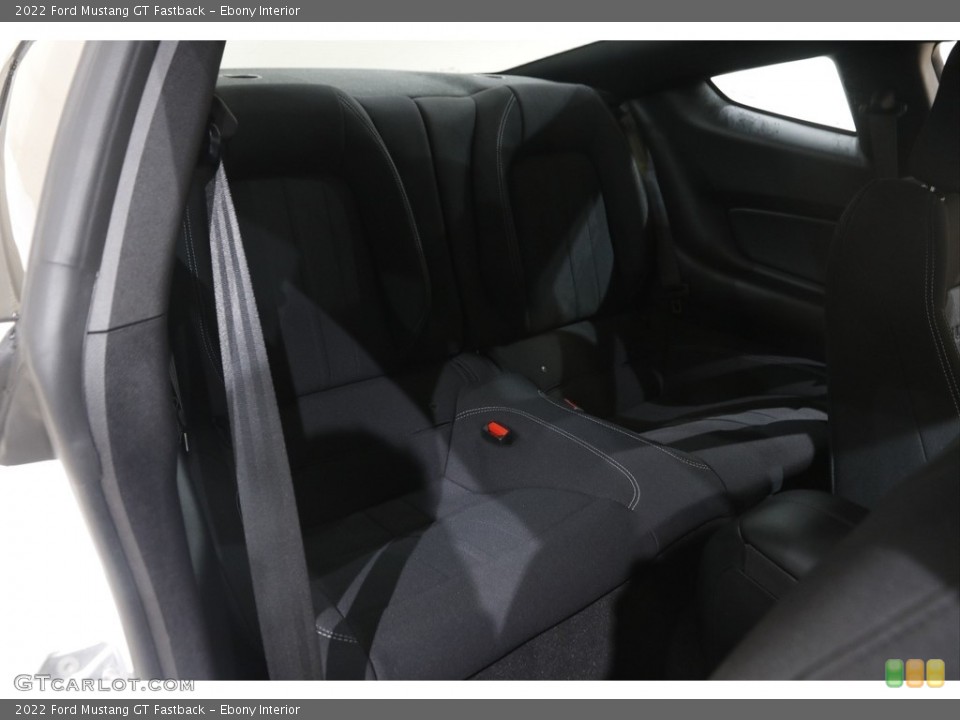 Ebony Interior Rear Seat for the 2022 Ford Mustang GT Fastback #145792885