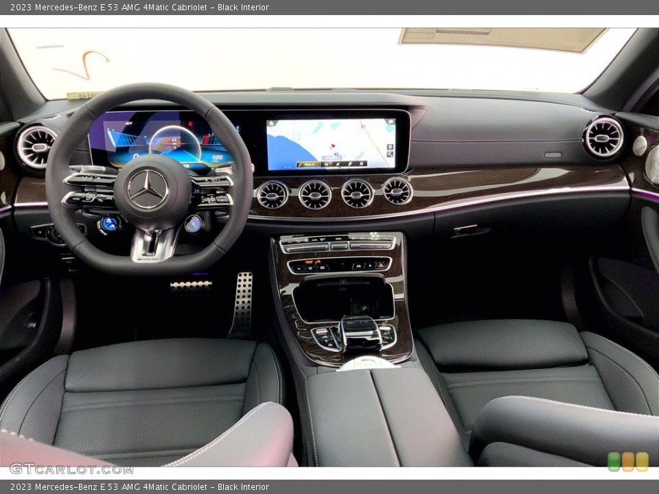 Black Interior Dashboard for the 2023 Mercedes-Benz E 53 AMG 4Matic Cabriolet #145793389