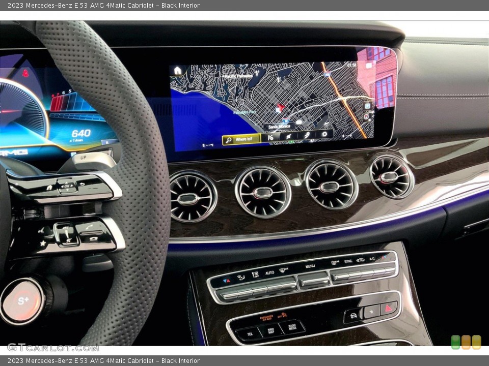 Black Interior Controls for the 2023 Mercedes-Benz E 53 AMG 4Matic Cabriolet #145793413