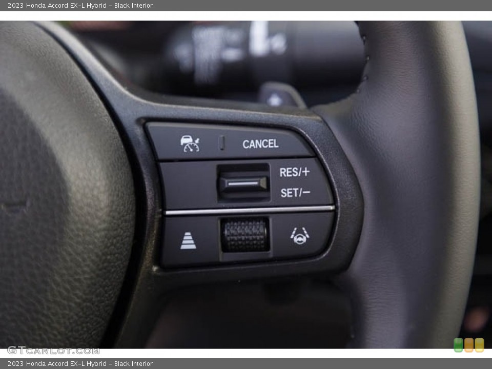 Black Interior Steering Wheel for the 2023 Honda Accord EX-L Hybrid #145793539