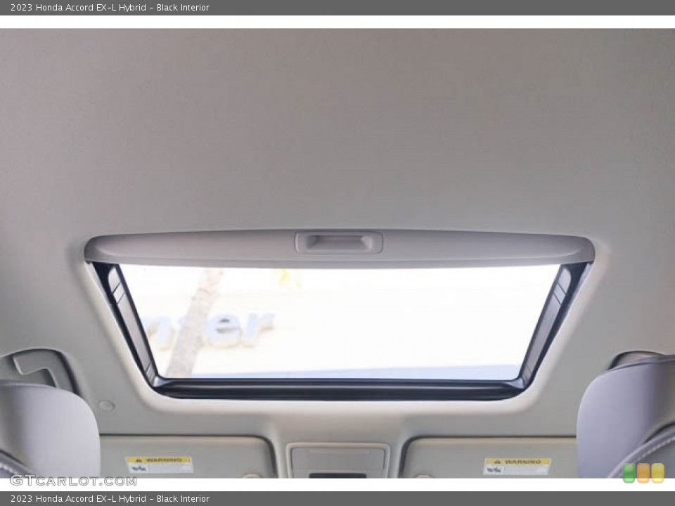 Black Interior Sunroof for the 2023 Honda Accord EX-L Hybrid #145793611