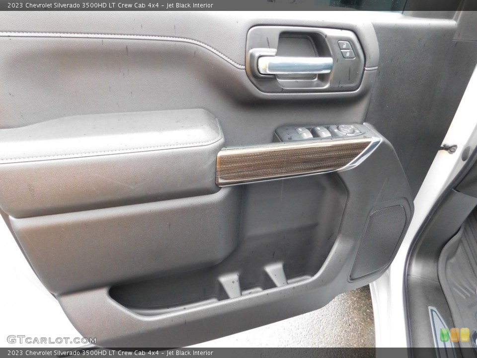 Jet Black Interior Door Panel for the 2023 Chevrolet Silverado 3500HD LT Crew Cab 4x4 #145793662