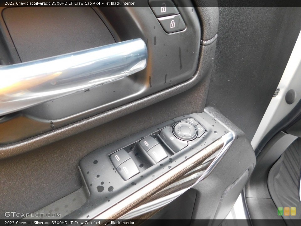 Jet Black Interior Door Panel for the 2023 Chevrolet Silverado 3500HD LT Crew Cab 4x4 #145793674