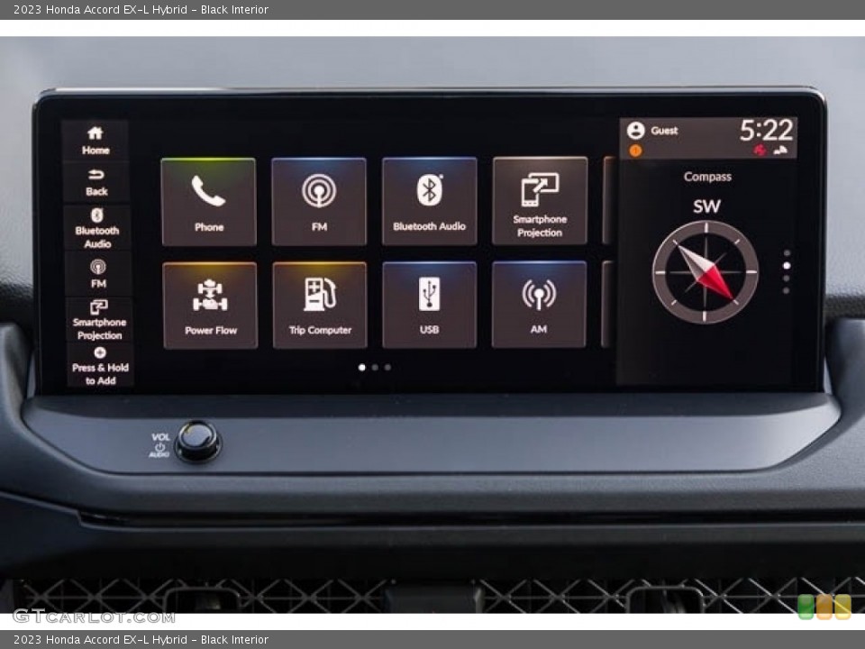 Black Interior Controls for the 2023 Honda Accord EX-L Hybrid #145793680