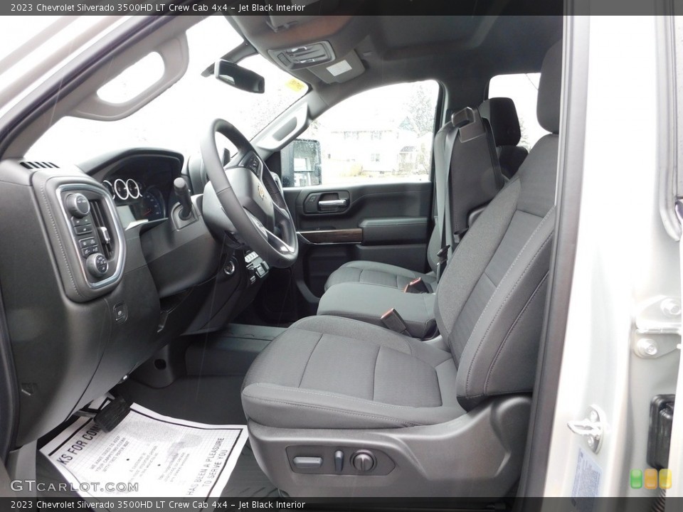 Jet Black Interior Front Seat for the 2023 Chevrolet Silverado 3500HD LT Crew Cab 4x4 #145793710