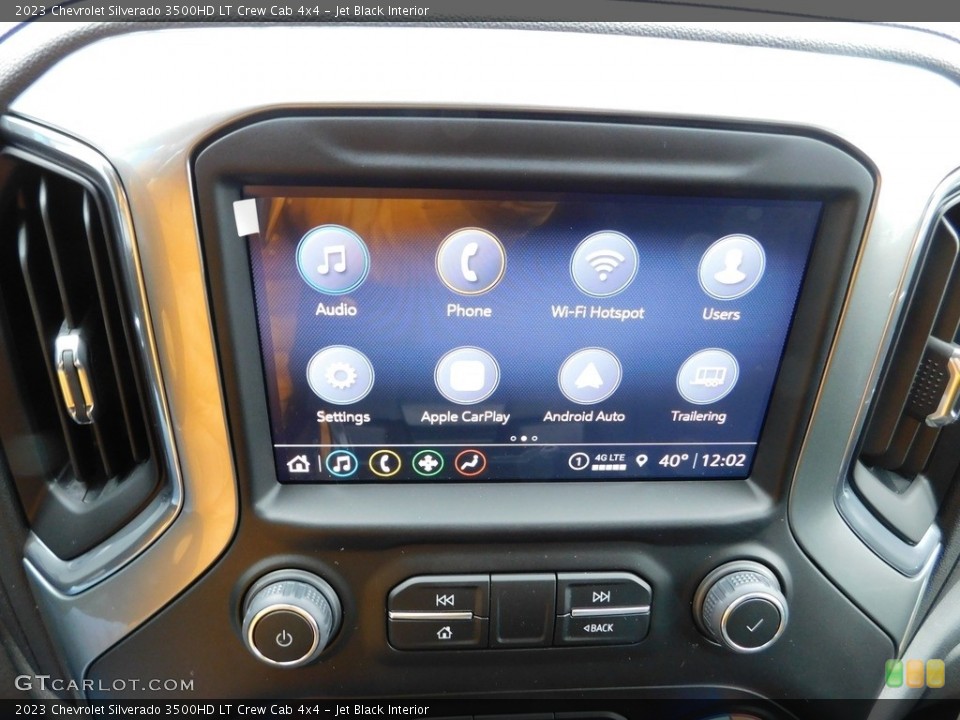 Jet Black Interior Controls for the 2023 Chevrolet Silverado 3500HD LT Crew Cab 4x4 #145793866