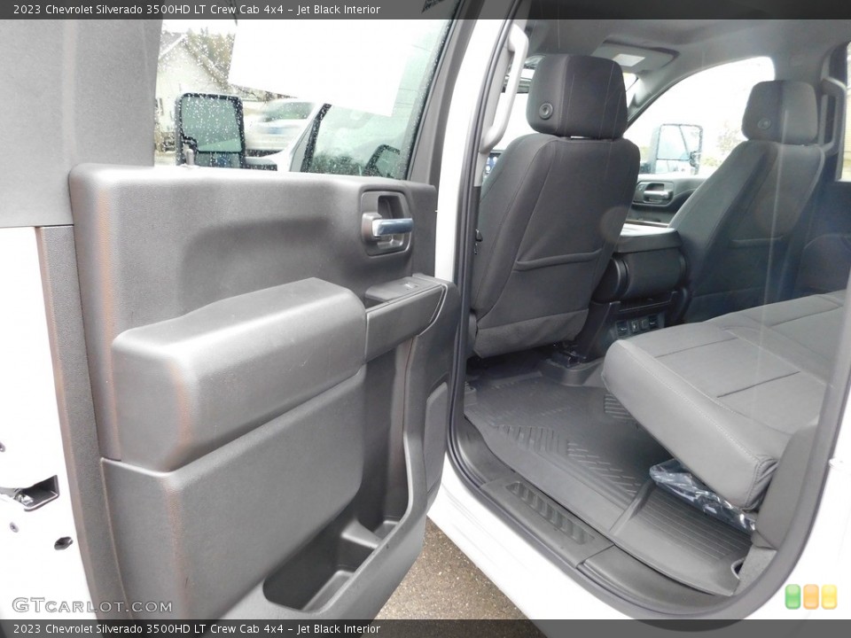 Jet Black Interior Rear Seat for the 2023 Chevrolet Silverado 3500HD LT Crew Cab 4x4 #145794037