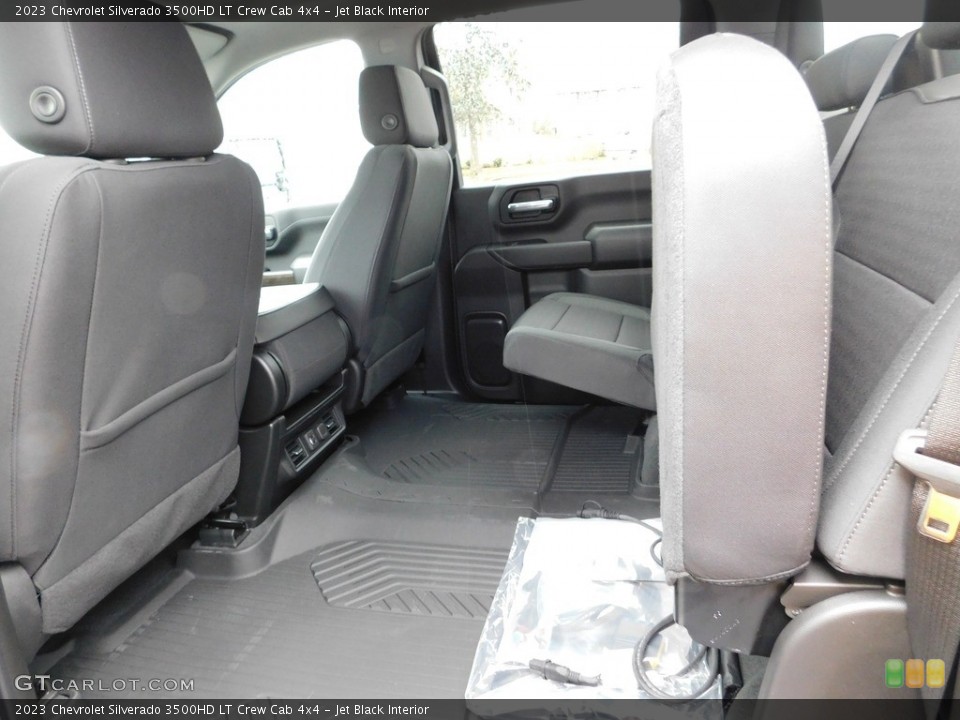 Jet Black Interior Rear Seat for the 2023 Chevrolet Silverado 3500HD LT Crew Cab 4x4 #145794067