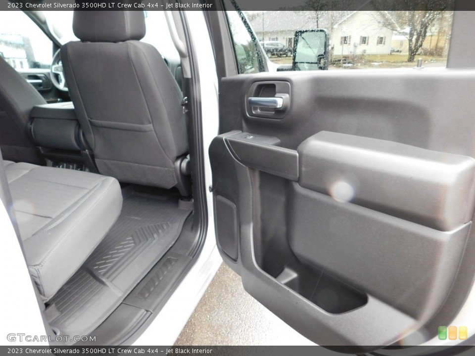 Jet Black Interior Door Panel for the 2023 Chevrolet Silverado 3500HD LT Crew Cab 4x4 #145794085
