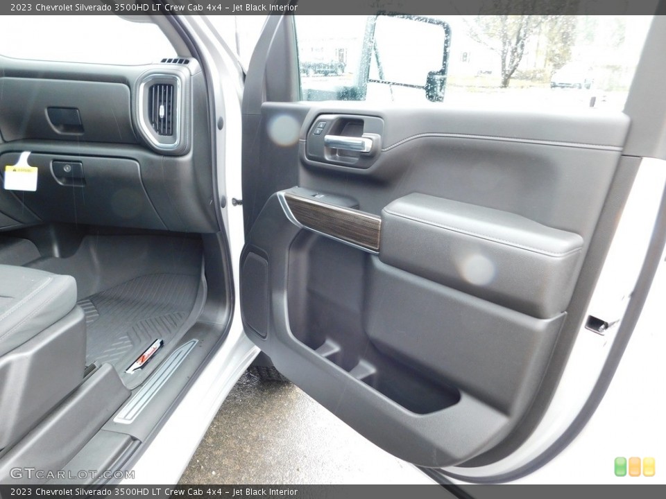 Jet Black Interior Door Panel for the 2023 Chevrolet Silverado 3500HD LT Crew Cab 4x4 #145794116