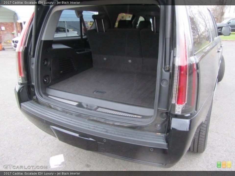 Jet Black Interior Trunk for the 2017 Cadillac Escalade ESV Luxury #145794148