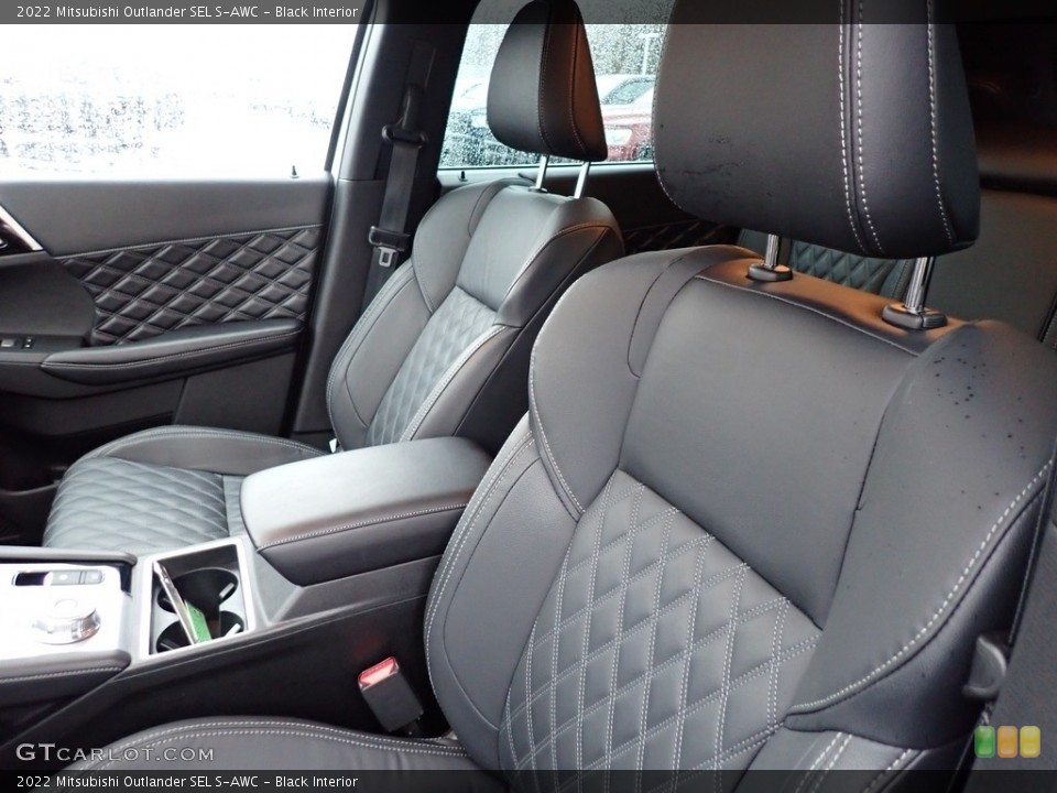 Black Interior Front Seat for the 2022 Mitsubishi Outlander SEL S-AWC #145795669