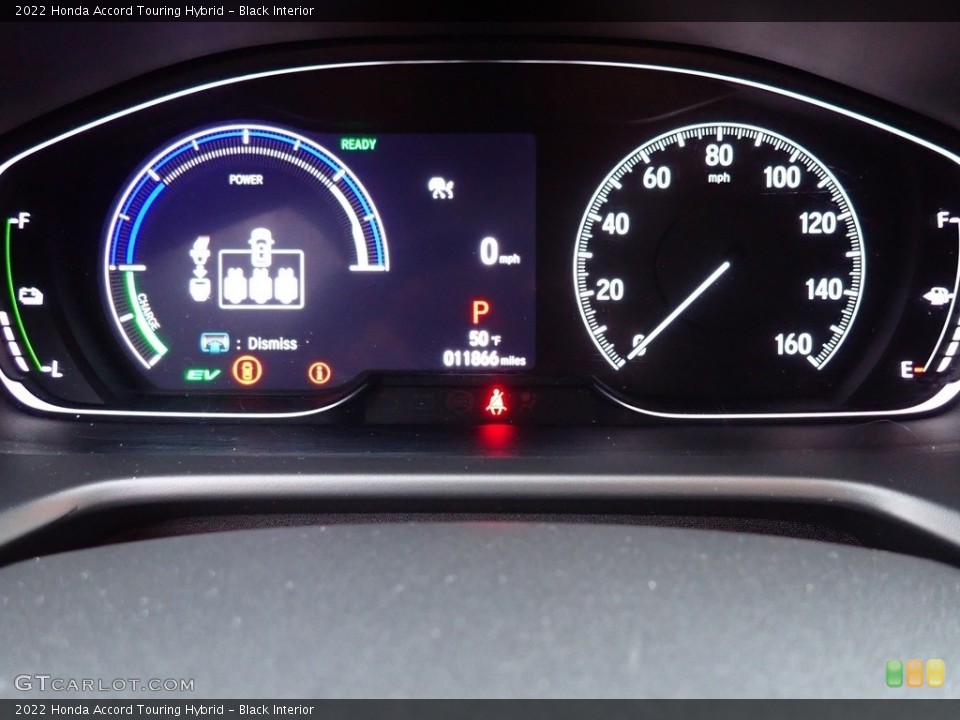 Black Interior Gauges for the 2022 Honda Accord Touring Hybrid #145796128