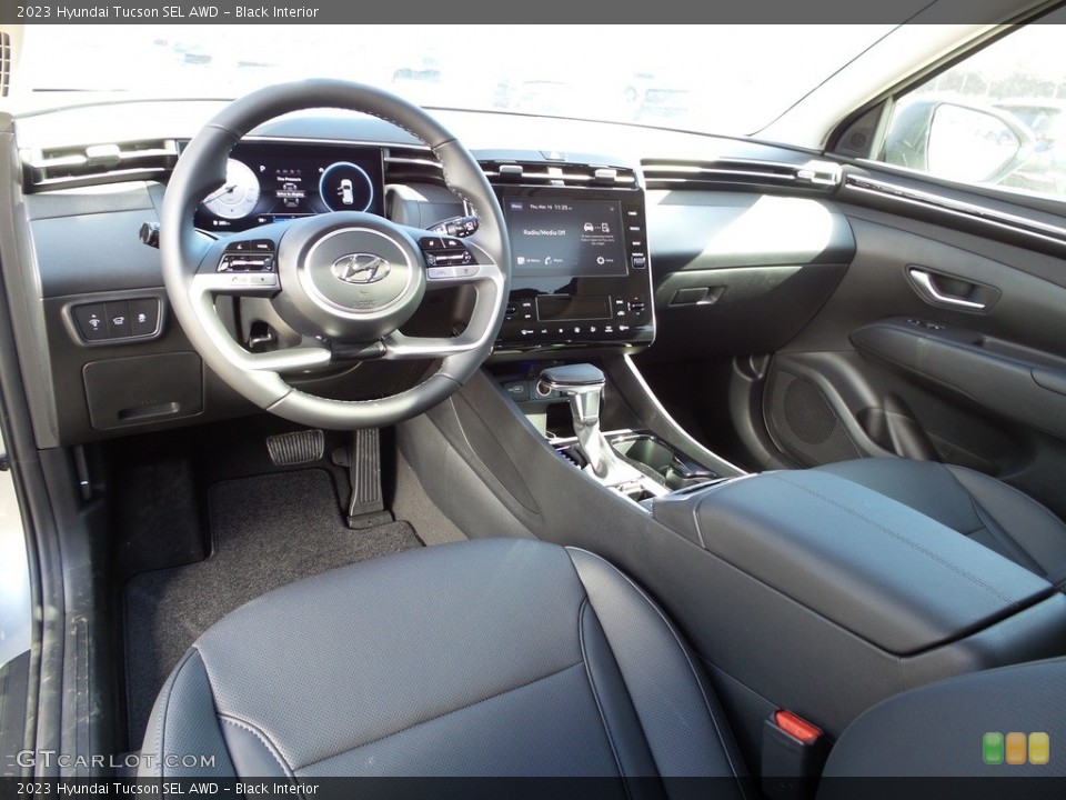 Black Interior Front Seat for the 2023 Hyundai Tucson SEL AWD #145796662