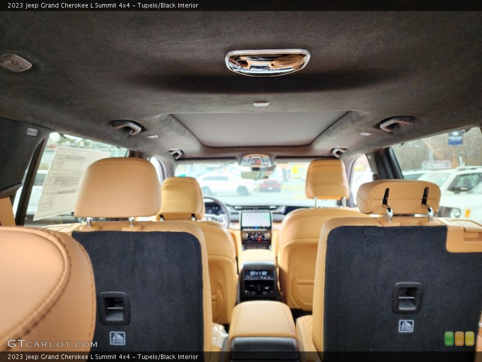 Tupelo/Black Interior Rear Seat for the 2023 Jeep Grand Cherokee L Summit 4x4 #145796770