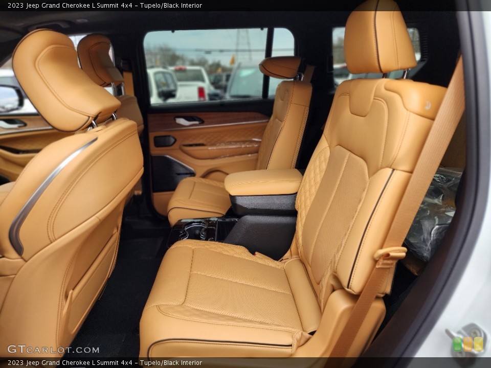 Tupelo/Black Interior Rear Seat for the 2023 Jeep Grand Cherokee L Summit 4x4 #145796794