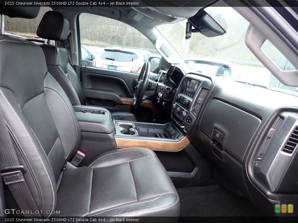 Jet Black Interior Front Seat for the 2015 Chevrolet Silverado 2500HD LTZ Double Cab 4x4 #145797718