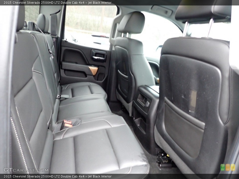 Jet Black Interior Rear Seat for the 2015 Chevrolet Silverado 2500HD LTZ Double Cab 4x4 #145797730