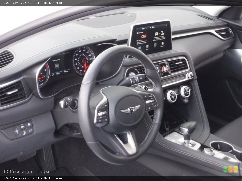 Black Interior Dashboard for the 2021 Genesis G70 2.0T #145797907