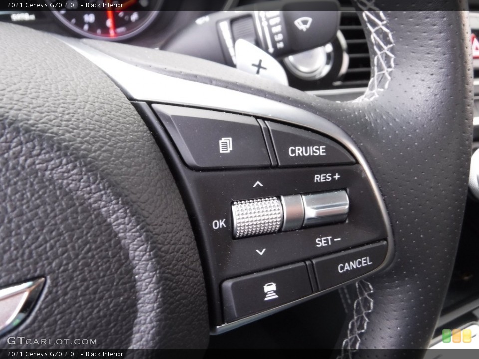 Black Interior Steering Wheel for the 2021 Genesis G70 2.0T #145798042