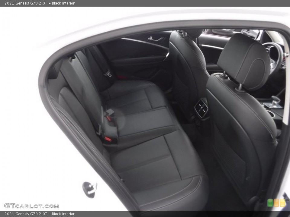 Black Interior Rear Seat for the 2021 Genesis G70 2.0T #145798099