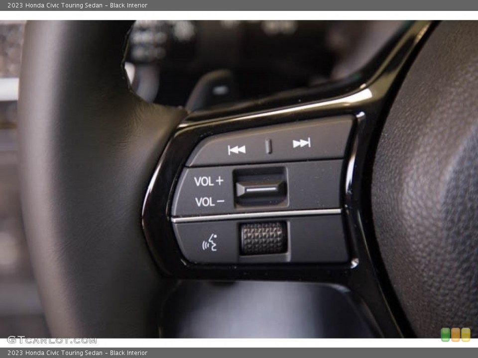 Black Interior Steering Wheel for the 2023 Honda Civic Touring Sedan #145798489