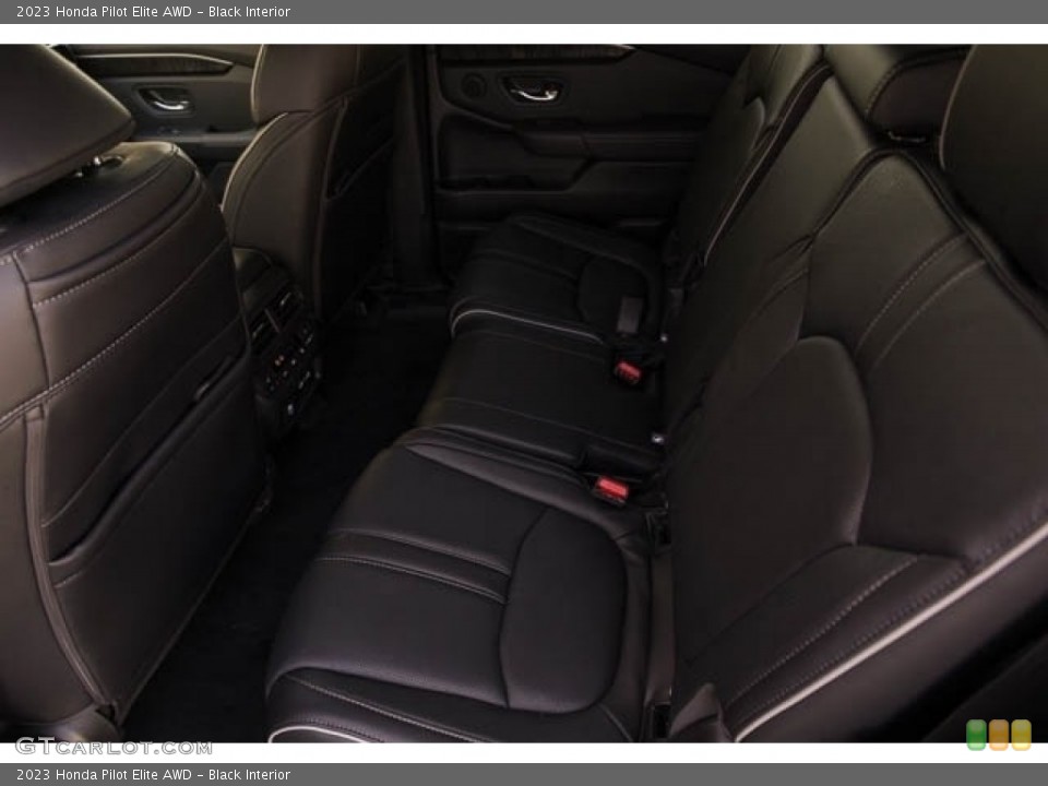 Black Interior Rear Seat for the 2023 Honda Pilot Elite AWD #145799977