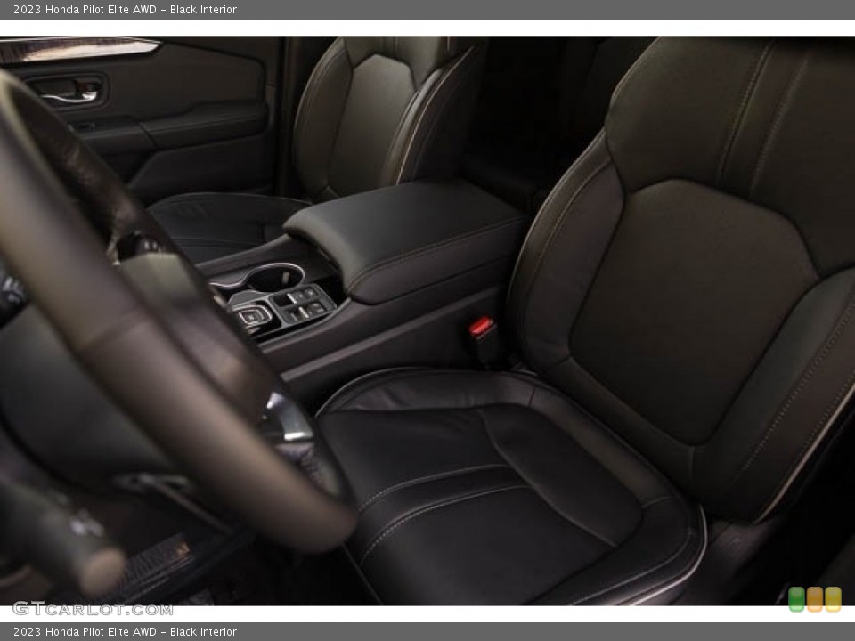 Black Interior Front Seat for the 2023 Honda Pilot Elite AWD #145800001