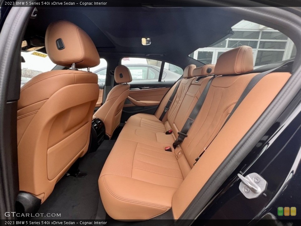Cognac Interior Rear Seat for the 2023 BMW 5 Series 540i xDrive Sedan #145800323