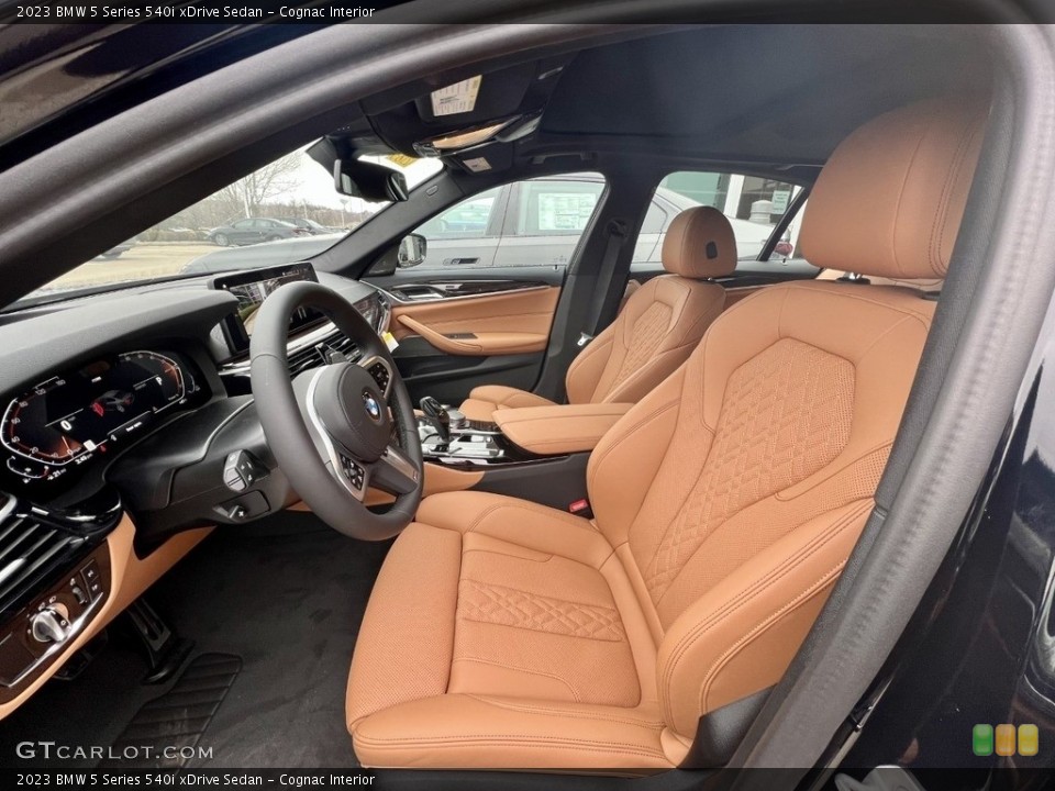 Cognac Interior Photo for the 2023 BMW 5 Series 540i xDrive Sedan #145800397
