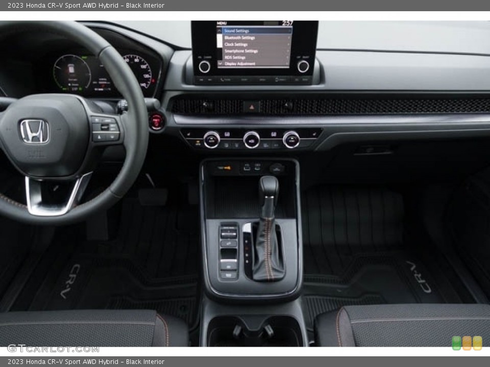Black Interior Dashboard for the 2023 Honda CR-V Sport AWD Hybrid #145804098