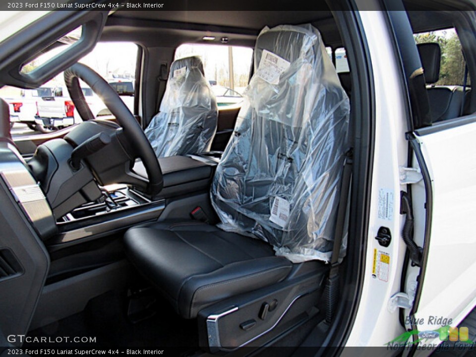Black Interior Front Seat for the 2023 Ford F150 Lariat SuperCrew 4x4 #145804628