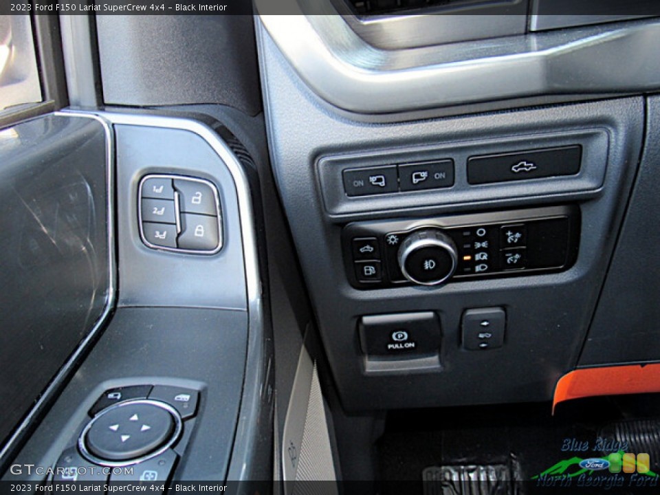Black Interior Controls for the 2023 Ford F150 Lariat SuperCrew 4x4 #145804845