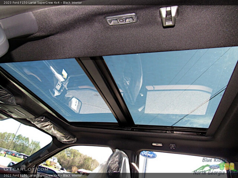 Black Interior Sunroof for the 2023 Ford F150 Lariat SuperCrew 4x4 #145804860