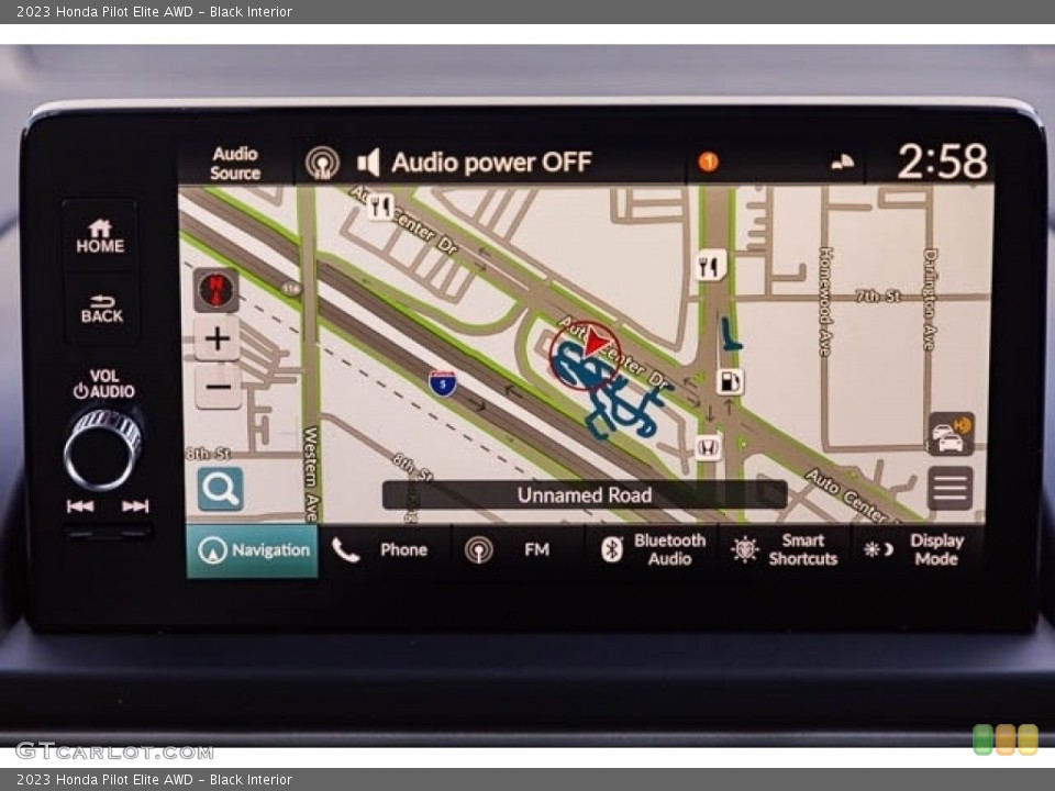 Black Interior Navigation for the 2023 Honda Pilot Elite AWD #145805040