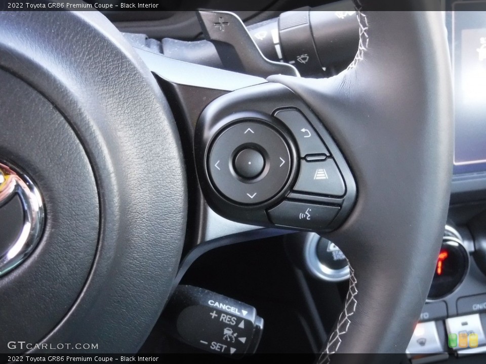Black Interior Steering Wheel for the 2022 Toyota GR86 Premium Coupe #145805836