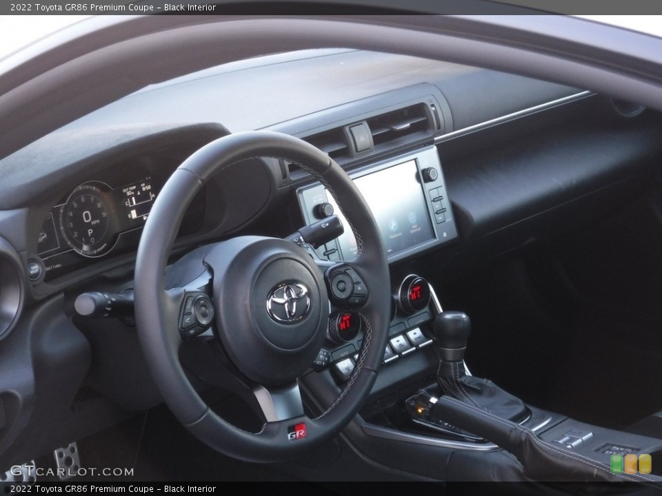Black Interior Dashboard for the 2022 Toyota GR86 Premium Coupe #145806076