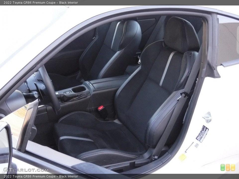 Black Interior Front Seat for the 2022 Toyota GR86 Premium Coupe #145806100