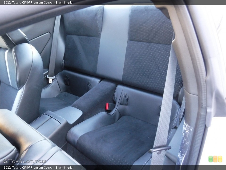 Black Interior Rear Seat for the 2022 Toyota GR86 Premium Coupe #145806205