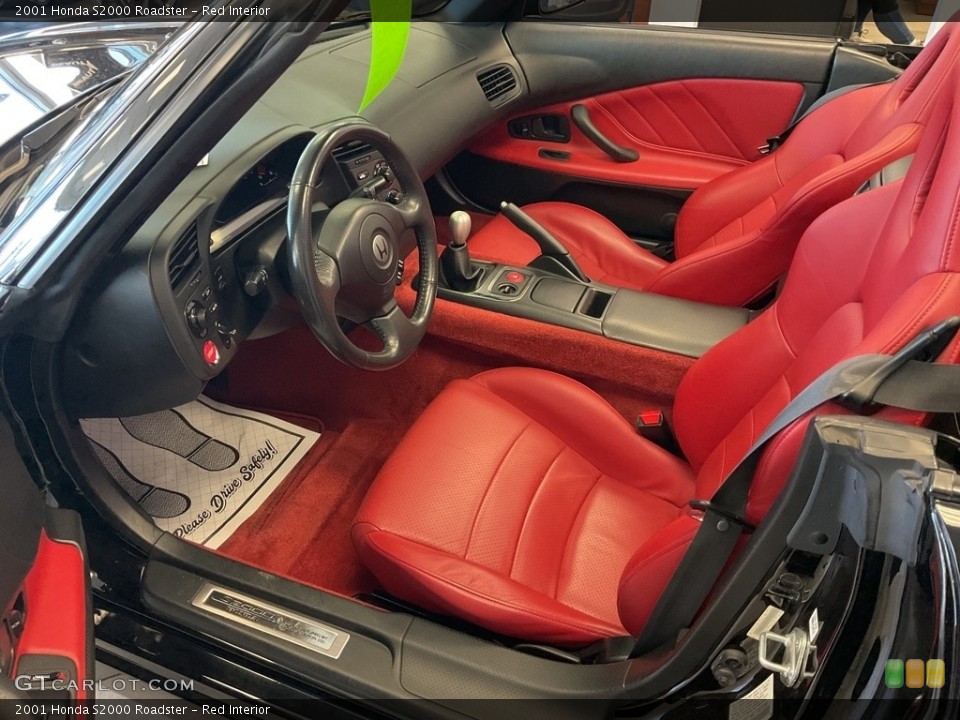 Red 2001 Honda S2000 Interiors