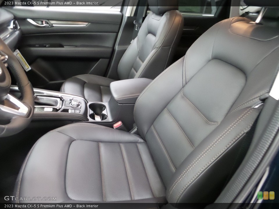 Black Interior Front Seat for the 2023 Mazda CX-5 S Premium Plus AWD #145808716