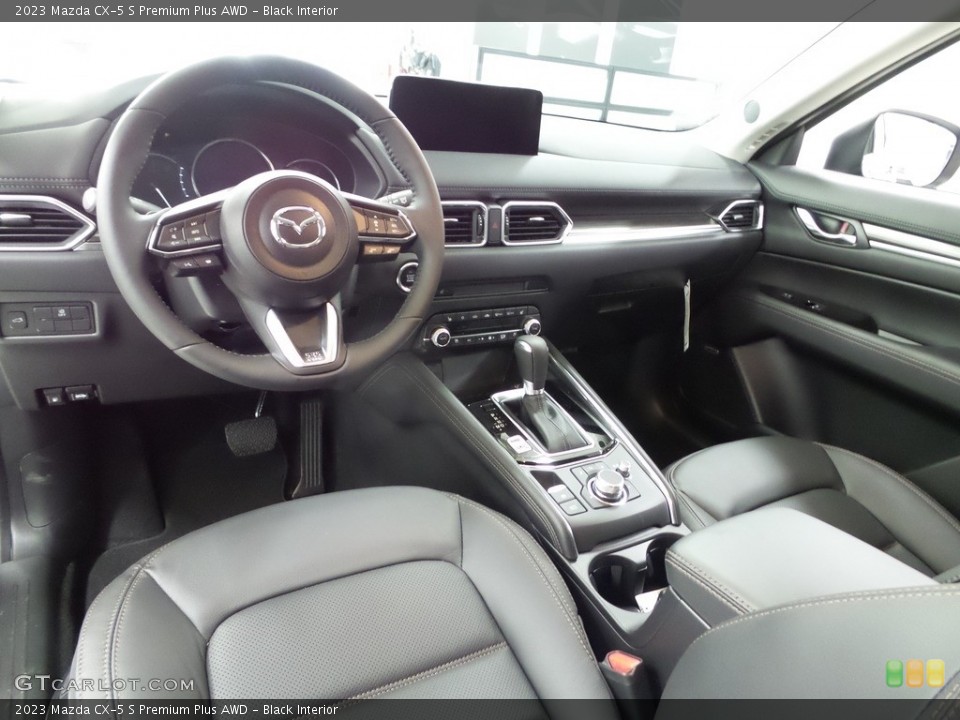Black Interior Photo for the 2023 Mazda CX-5 S Premium Plus AWD #145808760