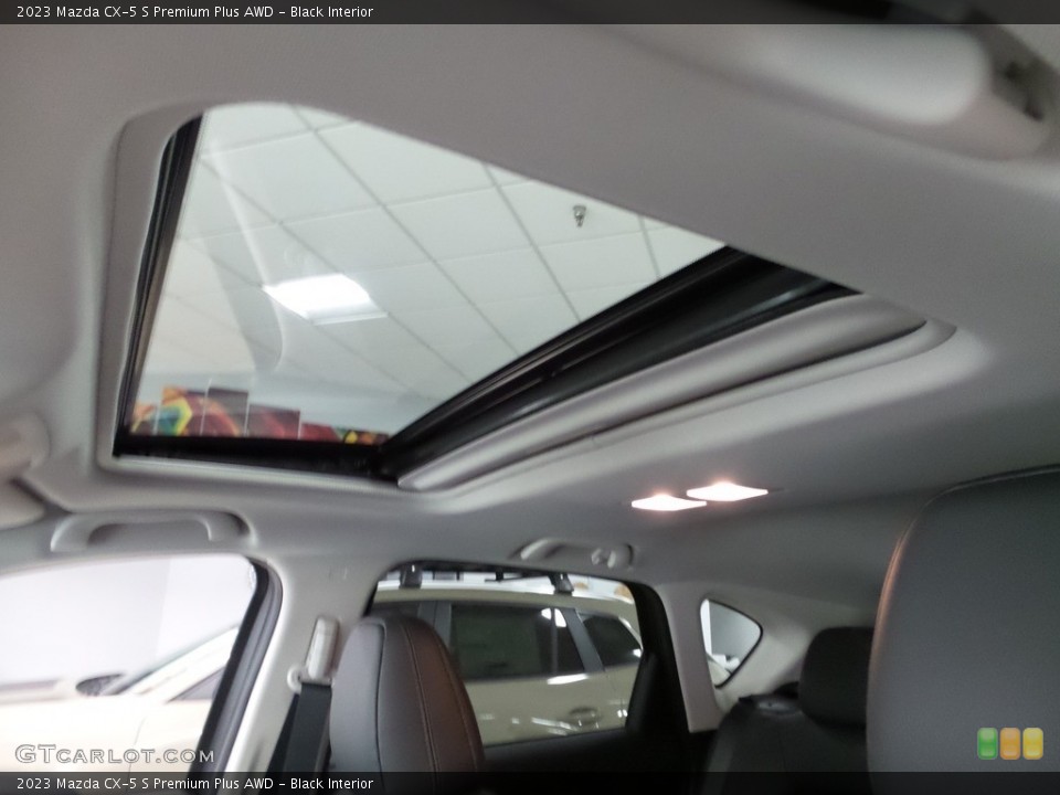 Black Interior Sunroof for the 2023 Mazda CX-5 S Premium Plus AWD #145808845