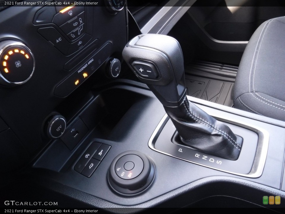 Ebony Interior Transmission for the 2021 Ford Ranger STX SuperCab 4x4 #145810243