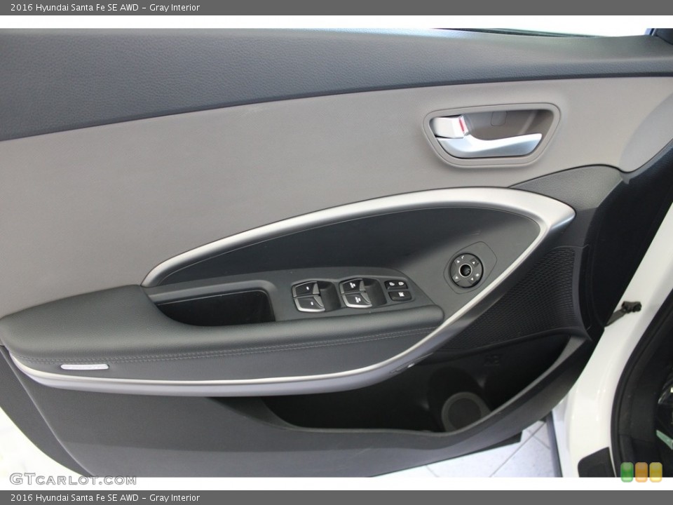 Gray Interior Door Panel for the 2016 Hyundai Santa Fe SE AWD #145812709