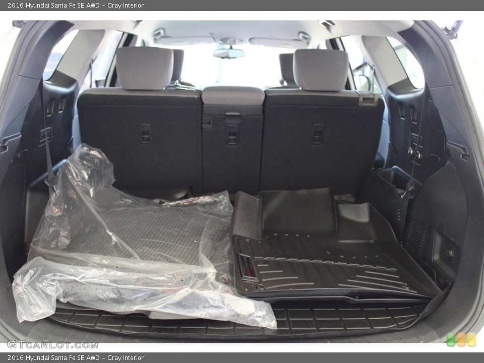 Gray Interior Trunk for the 2016 Hyundai Santa Fe SE AWD #145812856