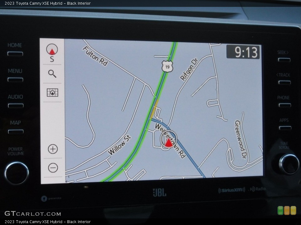 Black Interior Navigation for the 2023 Toyota Camry XSE Hybrid #145813525