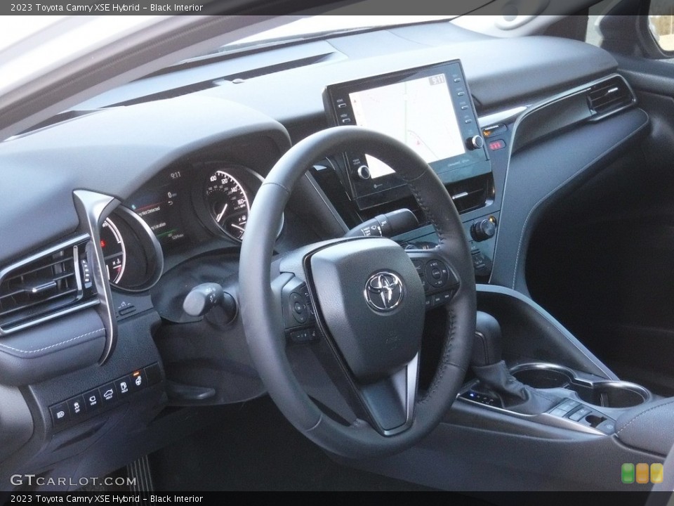 Black Interior Steering Wheel for the 2023 Toyota Camry XSE Hybrid #145813606