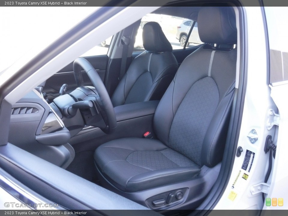 Black Interior Front Seat for the 2023 Toyota Camry XSE Hybrid #145813615
